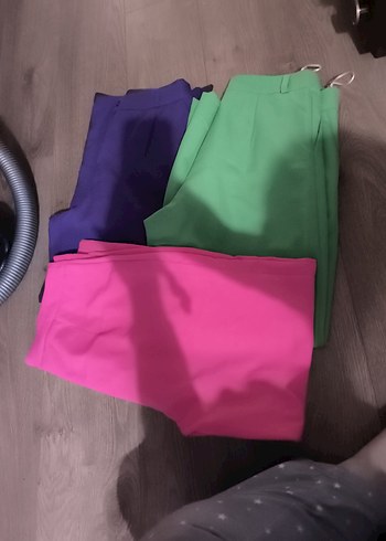 renkli palazzo pantolon - Görsel 3