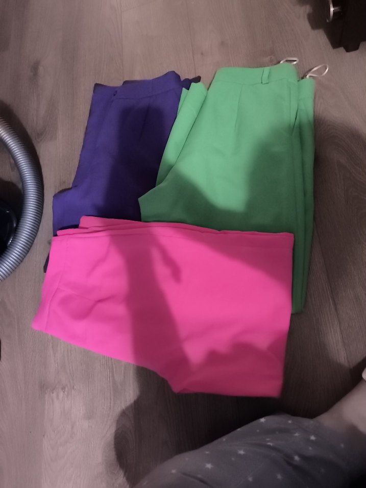 renkli palazzo pantolon - Görsel 3