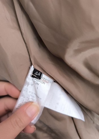 Leopar Desenli Kürklü Midi kaban - Görsel 4