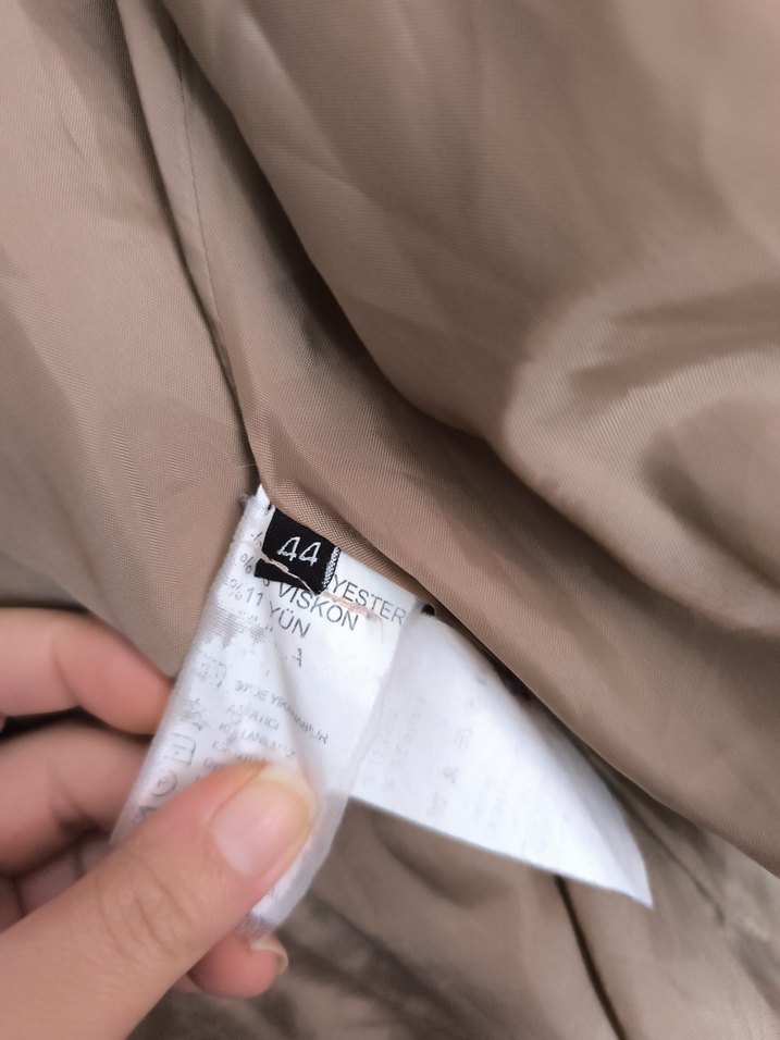 Leopar Desenli Kürklü Midi kaban - Görsel 4