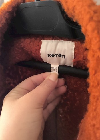 Turuncu Tek Düğmeli Kaban - Görsel 5