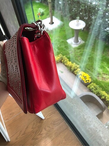 Beden kırmızı Renk Zara kırmızı çanta