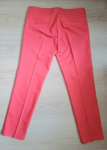 Diğer Pembe Kumaş Kadın Pantolon Midi Boy