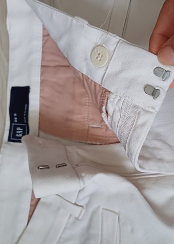 s Beden beyaz Renk Kadın Beyaz Regular Fit Kumaş Pantolon