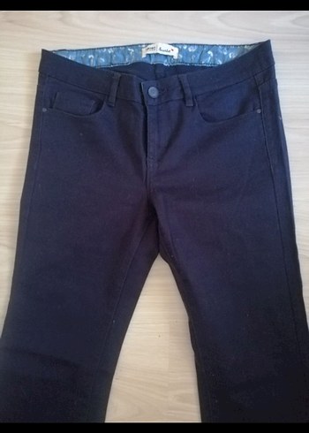 Koton Kadın Lacivert Midi Boy Normal Kesim Jean