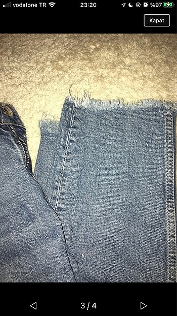 38 Beden Zara kot pantolon