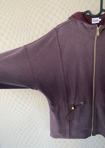 Beymen Club Siyah Kapüşonlu Fermuarlı Hırka - Görsel 6