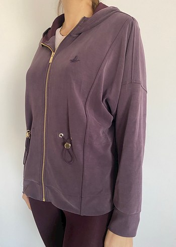 Beymen Club Siyah Kapüşonlu Fermuarlı Hırka - Görsel 4