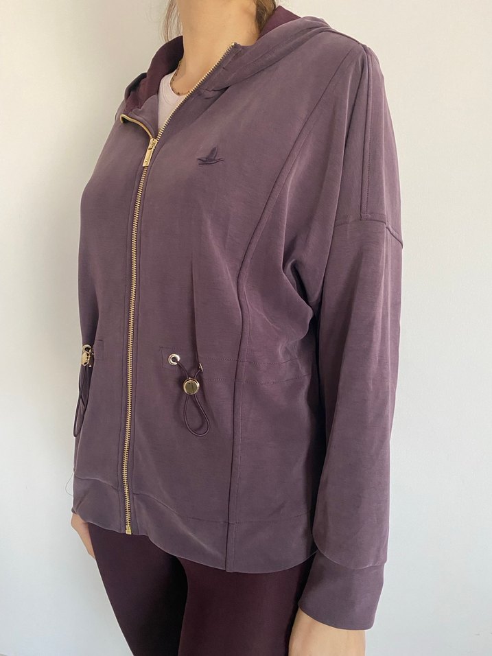 Beymen Club Siyah Kapüşonlu Fermuarlı Hırka - Görsel 4