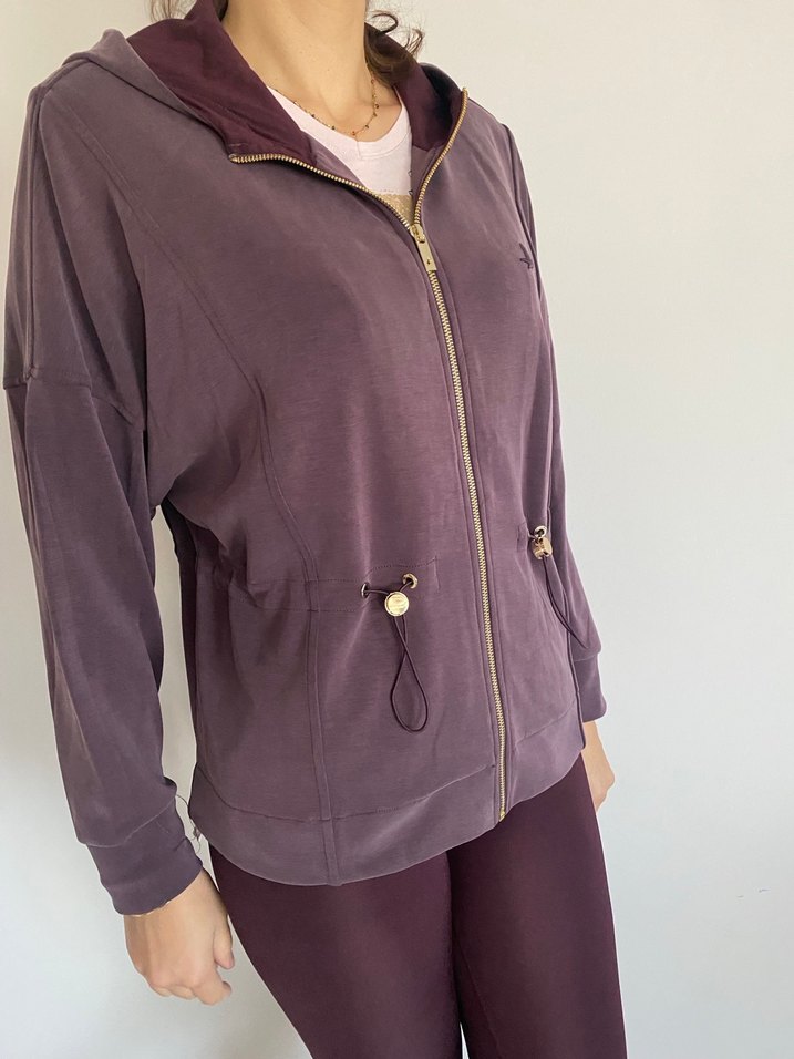 Beymen Club Siyah Kapüşonlu Fermuarlı Hırka - Görsel 2