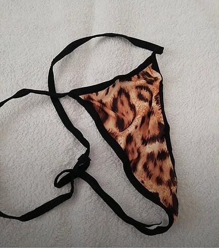 xl Beden çeşitli Renk Leopar Desenli Tanga