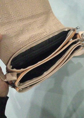 Bej Deri Tokalı Kadın Çanta - Görsel 3