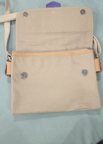 Bej Deri Tokalı Kadın Çanta - Görsel 2