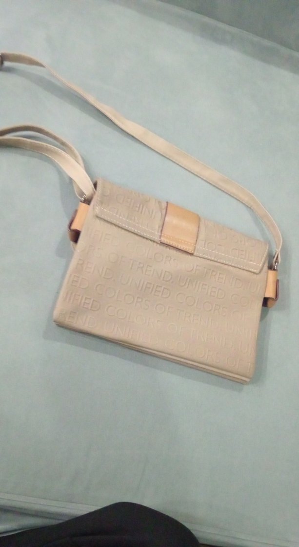 Bej Deri Tokalı Kadın Çanta - Görsel 4