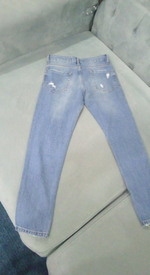 Kadın Mavi Normal Boy Denim Jean - Görsel 4