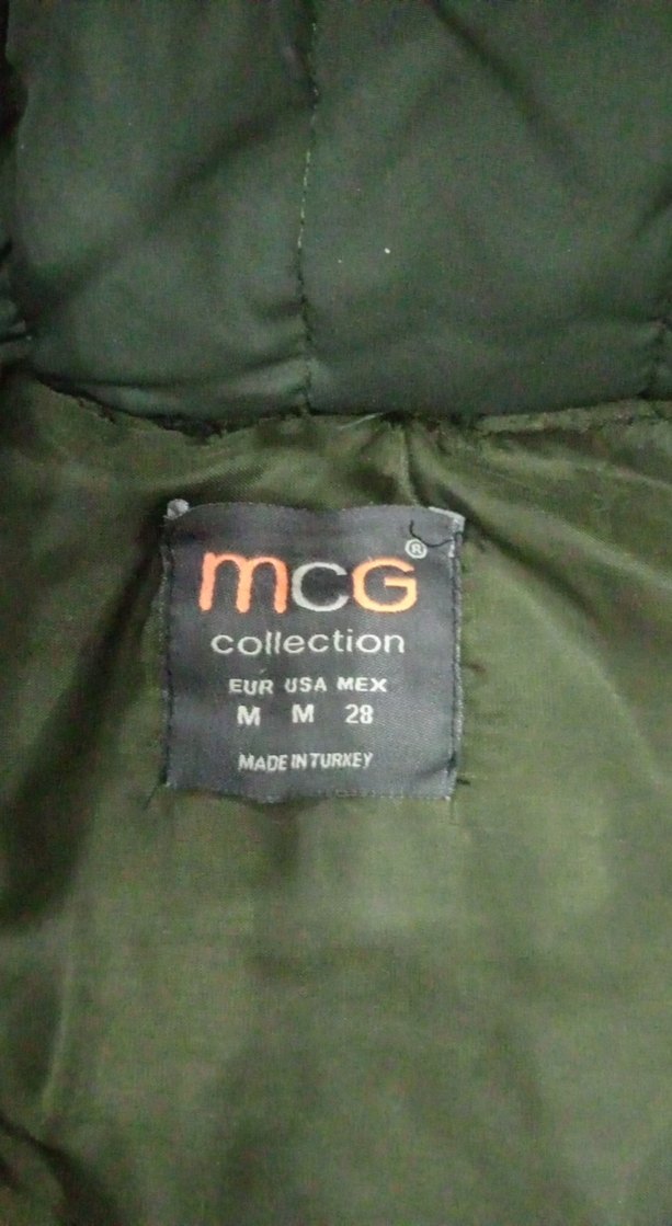 Kapüşonlu Kürklü Yeşil Kadın Kışlık Mont - Görsel 3