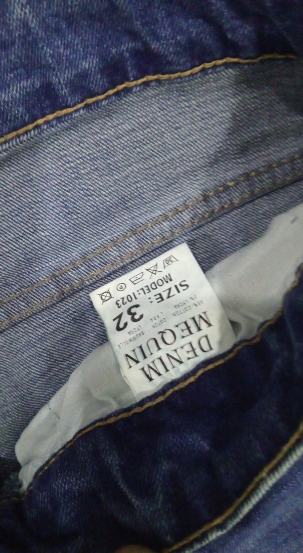 Kadın Mavi Denim Regular Fit Jean kot pantolon - Görsel 3