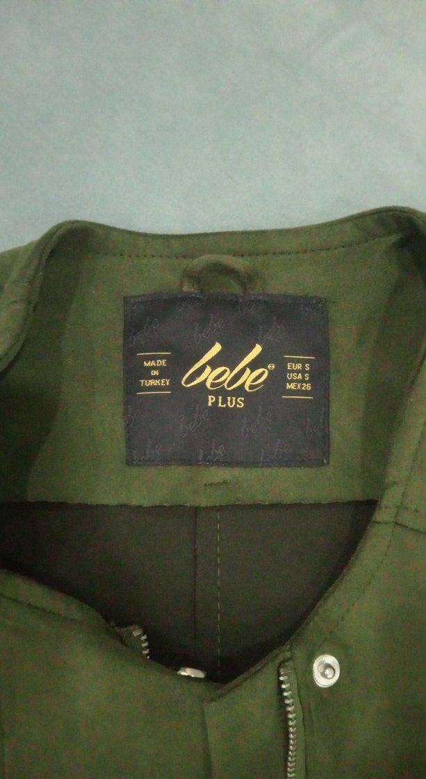 Düğmeli Uzun Haki Hamile Kabanı - Görsel 3