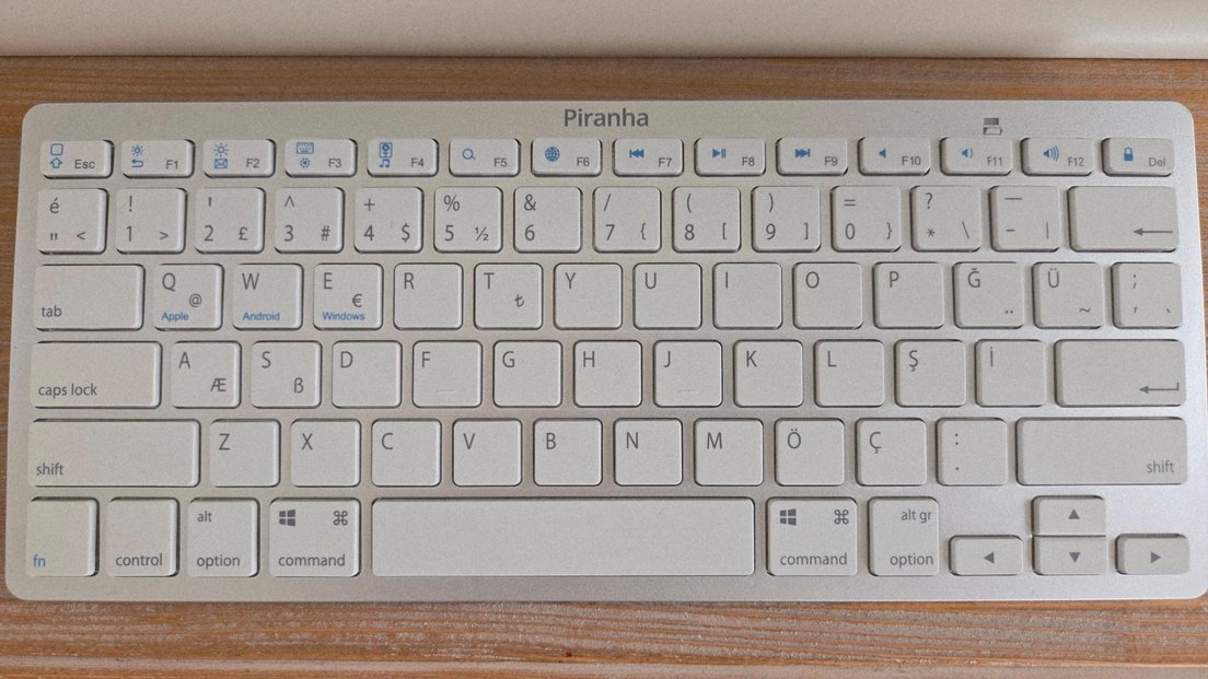 Piranha 2375 Bluetooth Kablosuz Klavye - Görsel 2