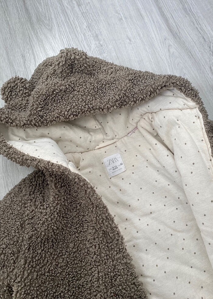 Zara Peluş Tulum Mont - Görsel 3