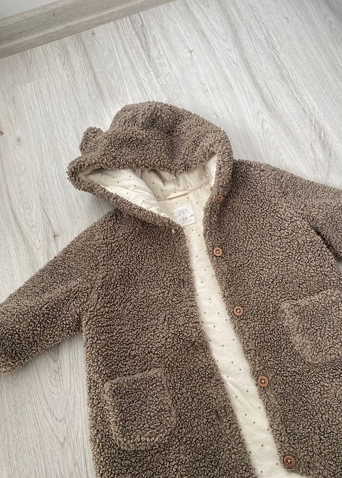 Zara Peluş Tulum Mont - Görsel 2