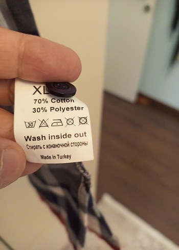 Kadın Çok Renkli Kareli Uzun Kollu Gömlek, Tunik - Görsel 8