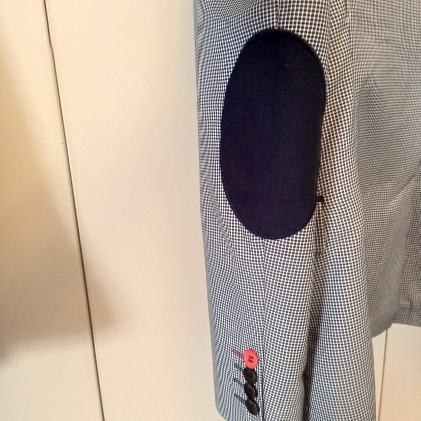 Düğmeli Gri Desenli Erkek Ceket - Görsel 2