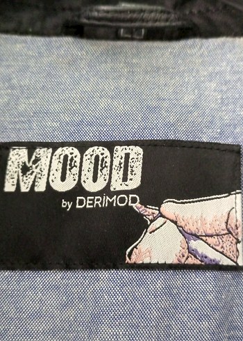 Derimod Siyah Deri Biker Ceket - Görsel 2