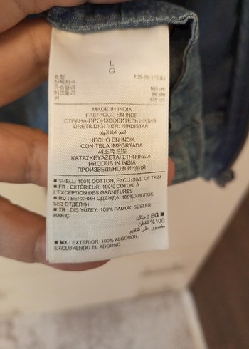 Kapüşonlu Fermuarlı Jean Ceket - Görsel 8