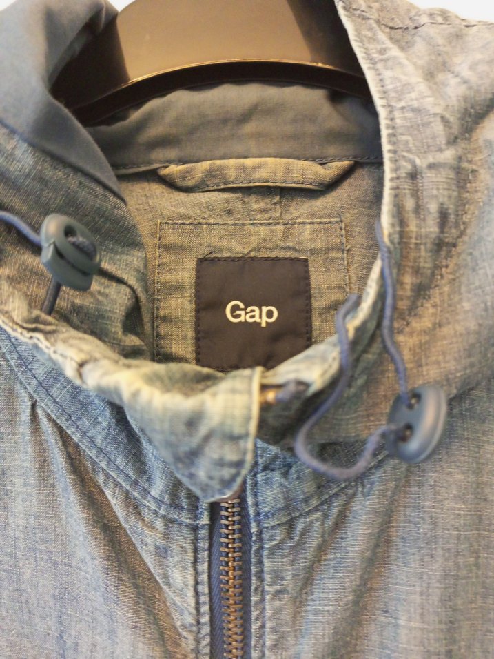 Kapüşonlu Fermuarlı Jean Ceket - Görsel 3