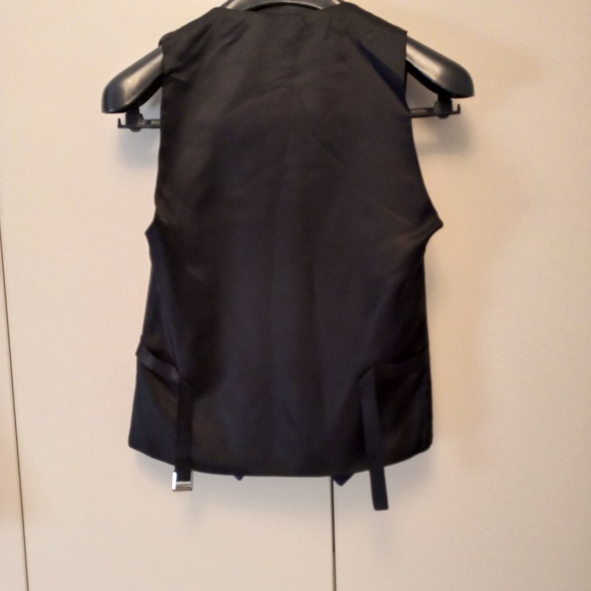 Düğmeli Ekose Desenli Kolsuz Erkek Yelek - Görsel 4