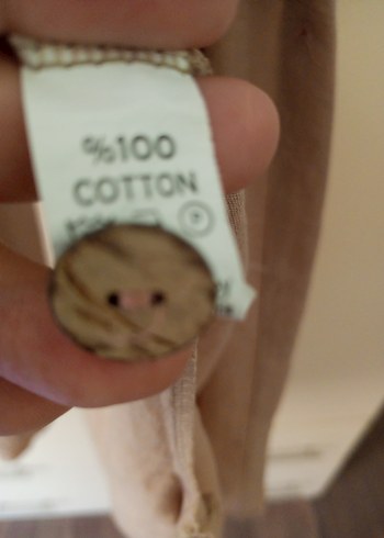 Bej Kadın Uzun Bol Kesim Gömlek Elbise - Görsel 5