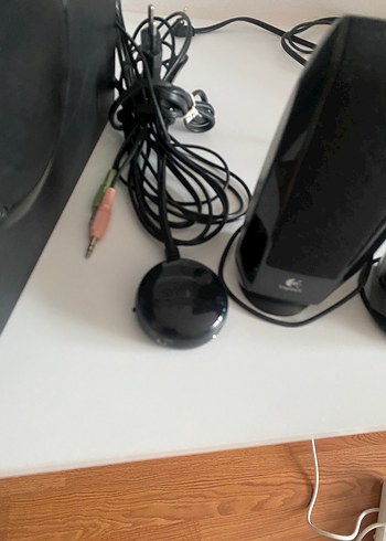 Logitech Siyah Müzik Sistemi çalışır durumda hiç bir sorunu yok - Görsel 2