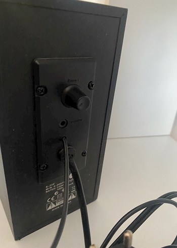 Logitech Siyah Müzik Sistemi çalışır durumda hiç bir sorunu yok - Görsel 6