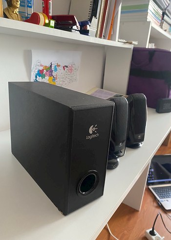 Logitech Siyah Müzik Sistemi çalışır durumda hiç bir sorunu yok - Görsel 5