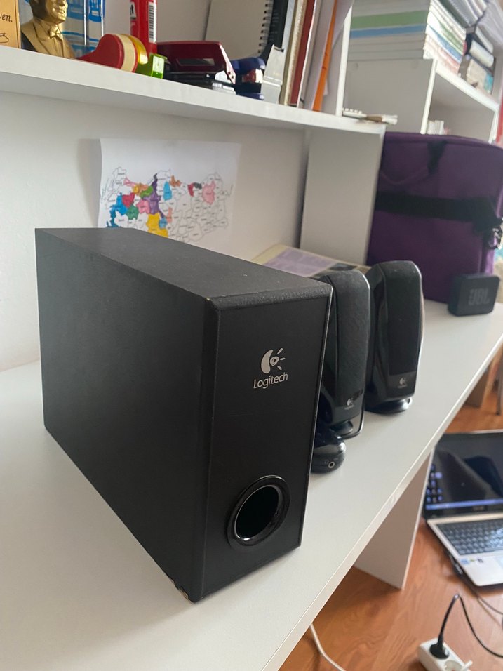 Logitech Siyah Müzik Sistemi çalışır durumda hiç bir sorunu yok - Görsel 5