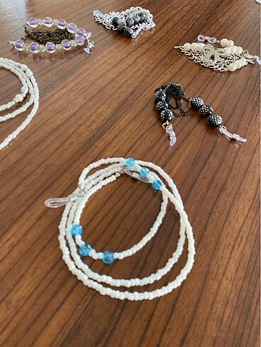 9 adet el emeği gözlük ipi - Görsel 4