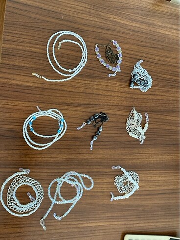 9 adet el emeği gözlük ipi - Görsel 2