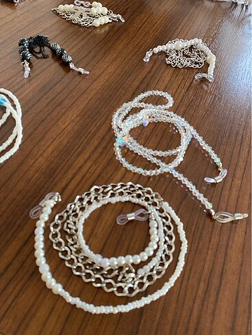 9 adet el emeği gözlük ipi - Görsel 5