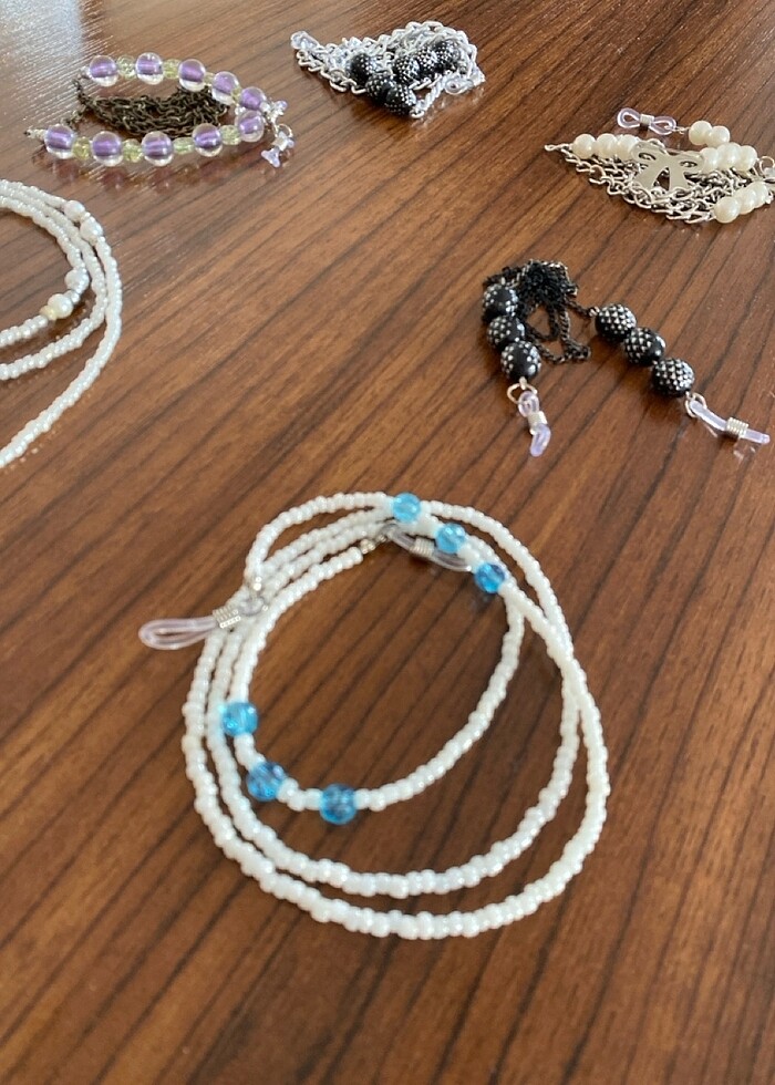 9 adet el emeği gözlük ipi - Görsel 4