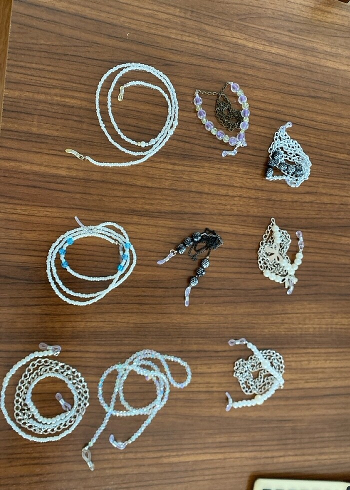 9 adet el emeği gözlük ipi - Görsel 2