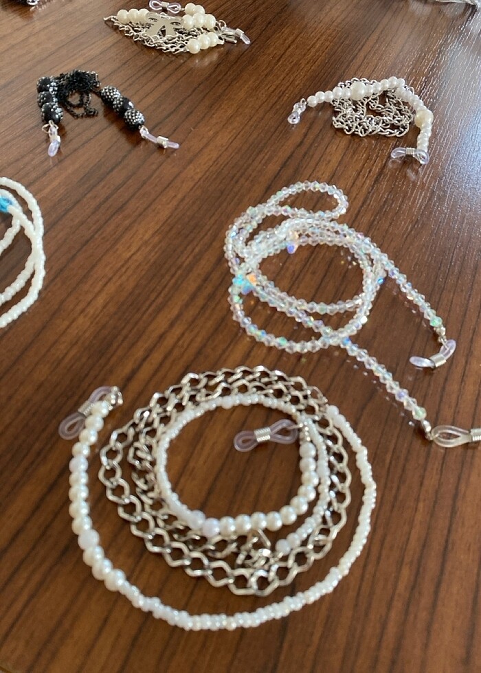 9 adet el emeği gözlük ipi - Görsel 5