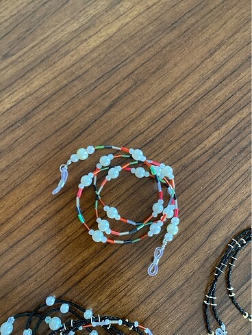 14 adet el emeği gözlük ipi - Görsel 6