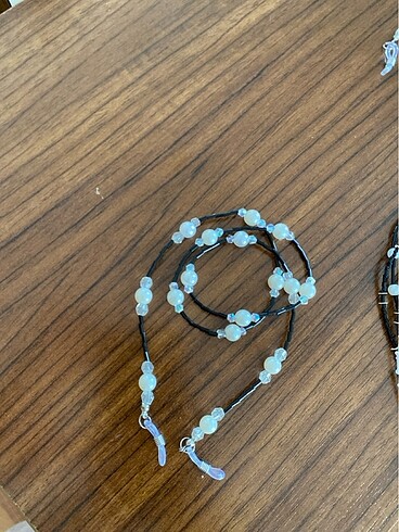 14 adet el emeği gözlük ipi - Görsel 7