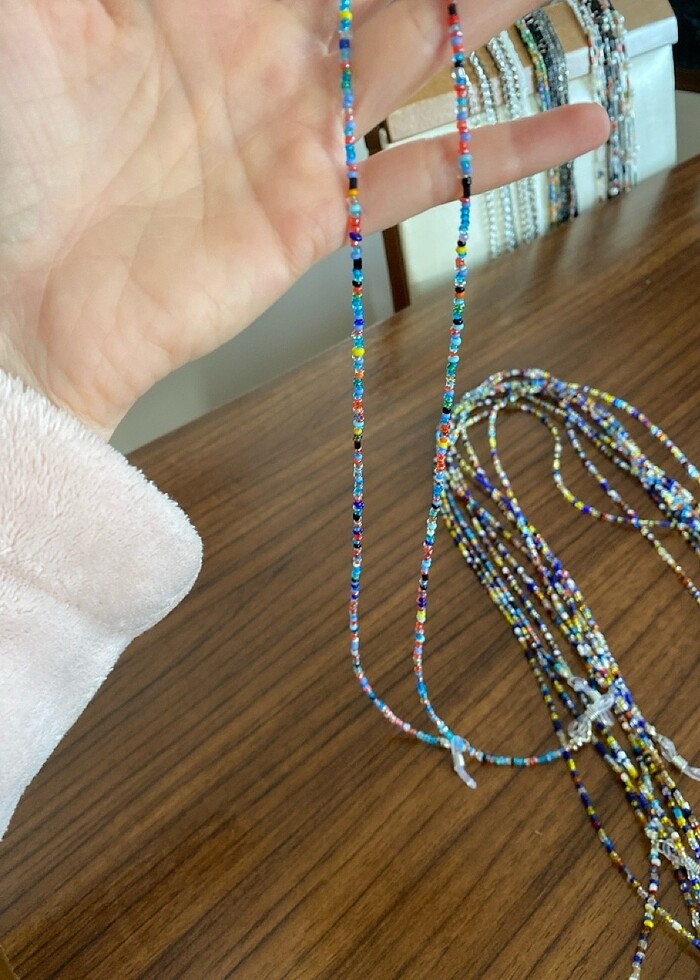 10 adet el emeği gözlük ipi - Görsel 2