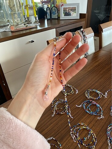 10 adet el emeği gözlük ipi - Görsel 5