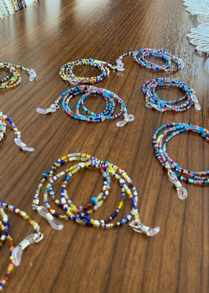 10 adet el emeği gözlük ipi - Görsel 4