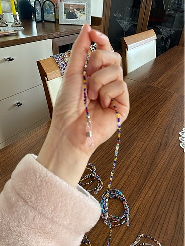 8 adet el emeği gözlük ipi - Görsel 6