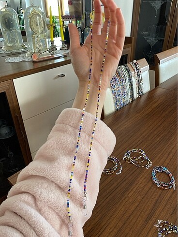 8 adet el emeği gözlük ipi - Görsel 7