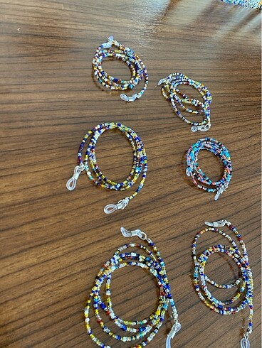 8 adet el emeği gözlük ipi - Görsel 5